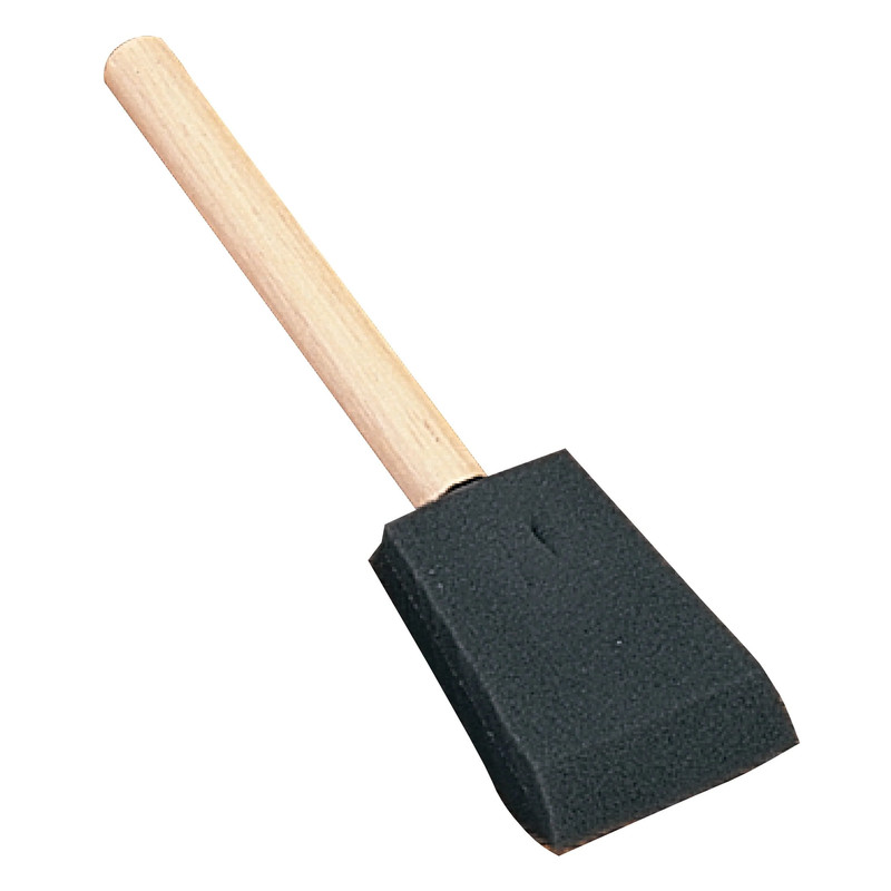 Foam Brush - 10 Piece - Width:1"